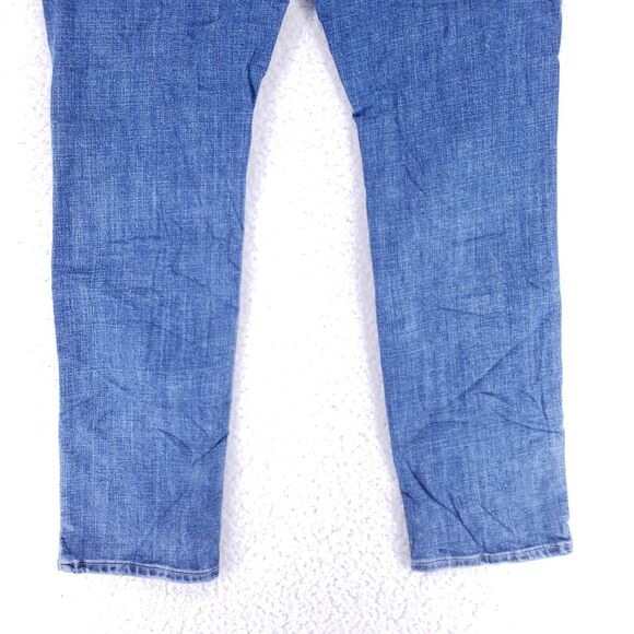 Levis 312 Jeans Denim Cotton Womens SZ 32 Blue Straight Stretch VTG Mid Rise 90s - Picture 7 of 11